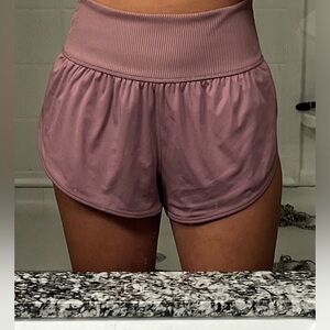 Free People Shorts: Game Time Shorts in Mauve